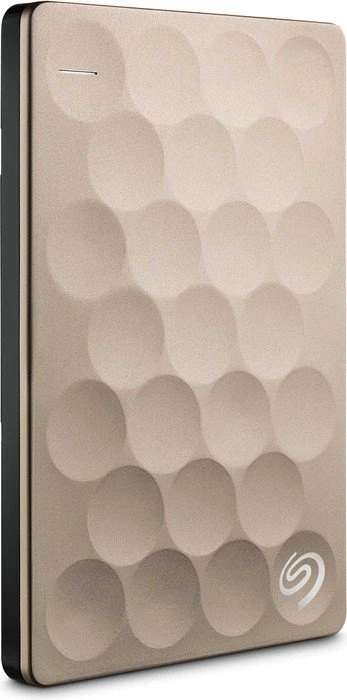 Seagate Backup Plus Ultra Slim, gold, 1TB, USB 3.0 Micro-B