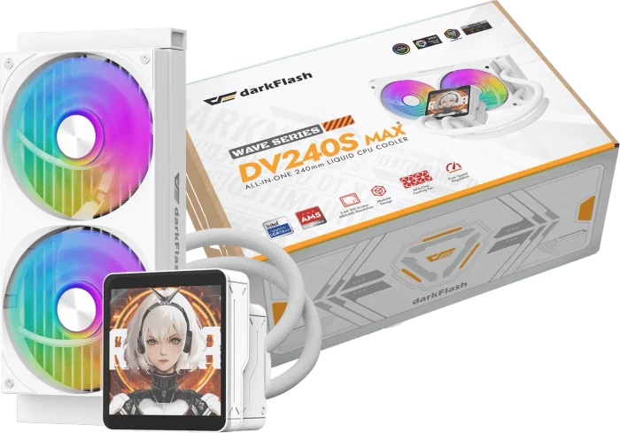 DarkFlash DV240S MAX White, weiß