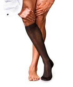 Falke No. 9 Pure Fil d'Écosse Socken braun (Herren)