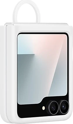 Samsung Silicone Case für Galaxy Z Flip7 FE/Flip6 weiß
