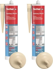 fischer DSSA Sanitärsilicon beige, 310ml