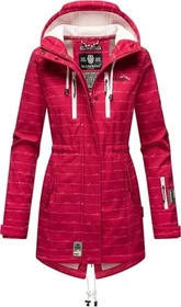 Marikoo Zimtzicke Mantel fuchsia lines (Damen)