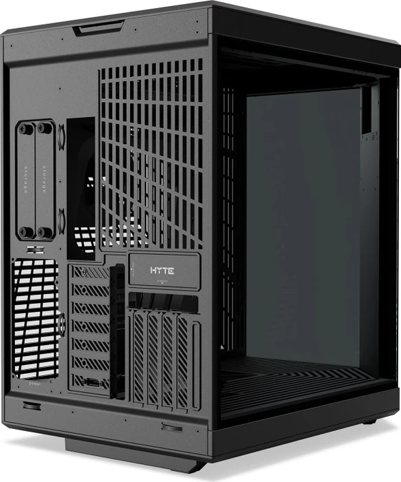 Hyte Y70 Touch Black, schwarz, Glasfenster