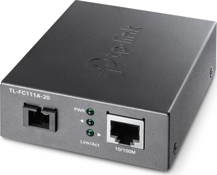 TP-Link WDM Media Converter, RJ-45, SC-Simplex SM 20km