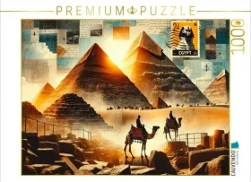 Calvendo Echos der Ewigkeit: Pyramiden von Gizeh im künstlichen Licht