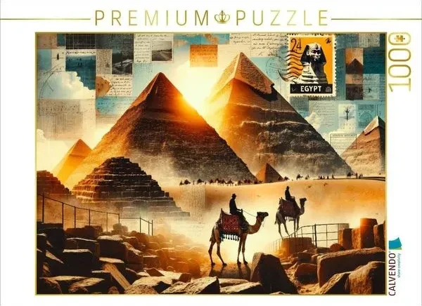 Calvendo Echos der Ewigkeit: Pyramiden von Gizeh im künstlichen Licht