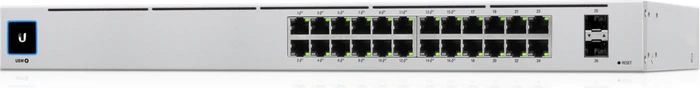 Ubiquiti UniFiSwitch 24 Rackmount Gigabit Managed Switch, 24x RJ-45, 2x SFP, 95W PoE+
