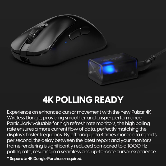 Pulsar Gaming Gears Xlite v3 Mini Wireless schwarz, USB