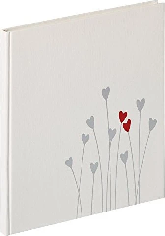 Walther Design Buch Gästebuch Hochzeit Bleeding Heart 23x25 weiß