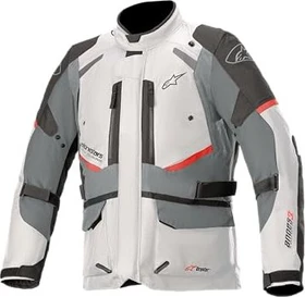 Alpinestars Andes V3 Drystar Motorradjacke hellgrau/grau (verschiedene Größen)