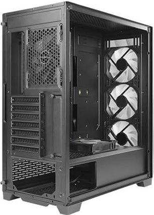 Antec Dark League Dark Fleet DF700 Flux, Glasfenster