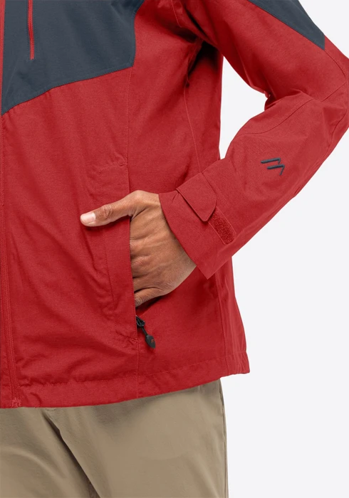 Maier Sports Halny Funktionsjacke hot chilli/ombre blue (Herren)