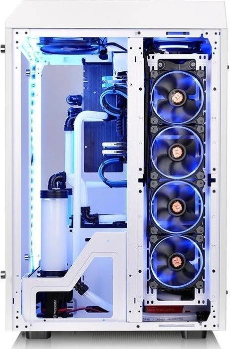 Thermaltake The Tower 900 Snow Edition, weiß, Glasfenster