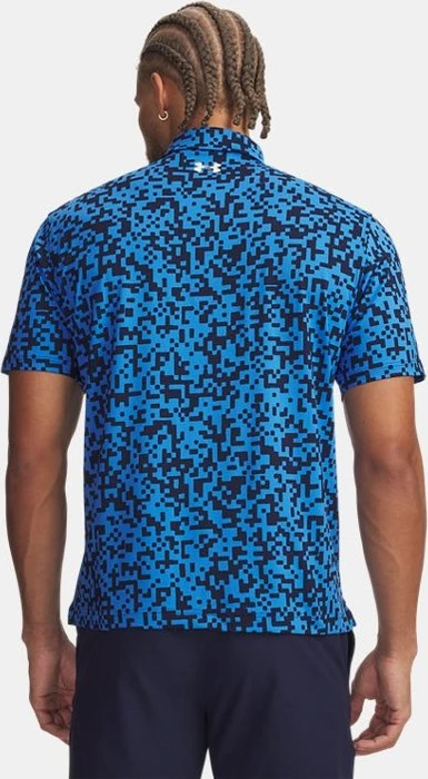 Under Armour Tee To Green Printed Poloshirt kurzarm midnight navy/blue atlantis/white (Herren)