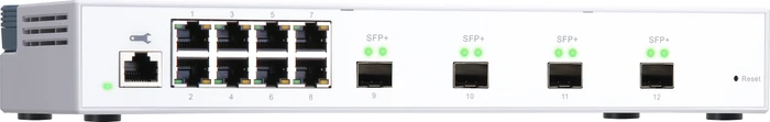 QNAP QSW-M400 Desktop Gigabit Managed Switch, 8x RJ-45, 4x SFP+