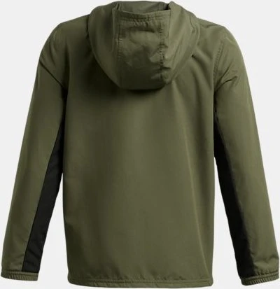 Under Armour Rival Woven Jacke marine od green/black (Junior)