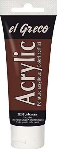 Kreul el Greco Acrylic Ink Acrylfarbe, umbra natur, 75ml