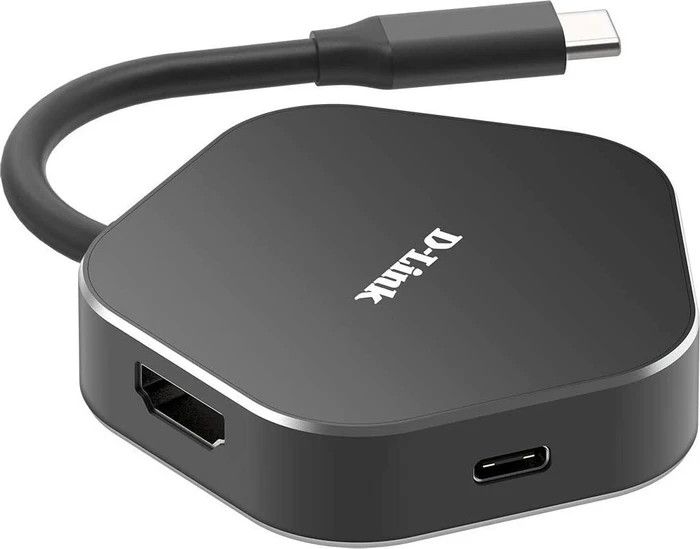 D-Link 4-in-1 USB-C Hub with HDMI/Power Delivery