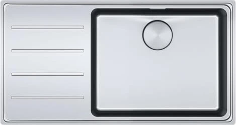 Franke Mythos MYX 211-86 flächenbündig Becken rechts edelstahl