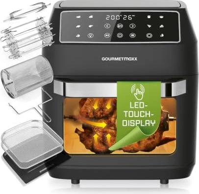 Gourmetmaxx 12l Heißluftfritteuse digital