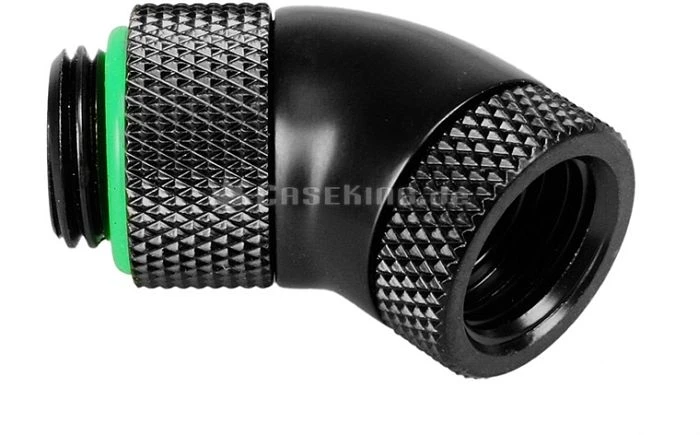 Bitspower 45° Adapter G1/4" auf G1/4" drehbar matt schwarz
