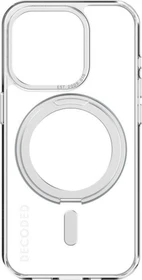 Decoded Recycled Plastic Loop Stand Back Cover für Apple iPhone 15 Pro transparent