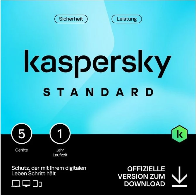 Kaspersky Lab Standard, 5 User, 1 Jahr, ESD (multilingual) (Multi-Device)