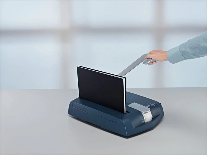 Leitz impressBIND 140 silber/blau