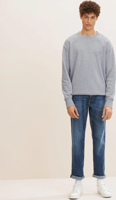 Tom Tailor Marvin Straight Jeans Jeans used mid stone blue denim (Herren)