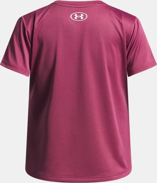Under Armour Tech Funktionsshirt kurzarm fuchsia dusk/white (Junior)