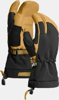 Ortovox Merino Freeride 3-Finger Skihandschuhe wild cumin (Herren)
