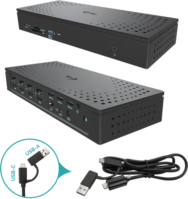 i-tec Universal Quattro 4K Docking Station, USB-C 3.1 [Stecker]