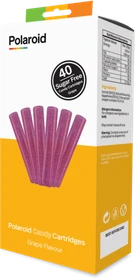 Polaroid3D Candy Cartridges essbares 3D-Druck Material mit Traubengeschmack Grape, violett, Stick, 120g, 40er-Pack