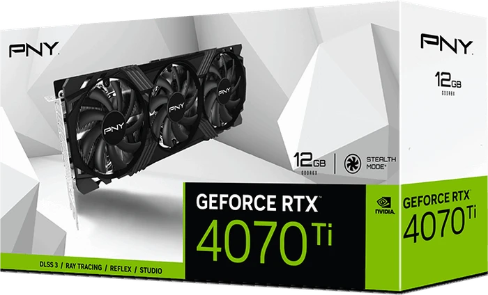 PNY GeForce RTX 4070 Ti Verto Triple Fan, 12GB GDDR6X, HDMI, 3x DP