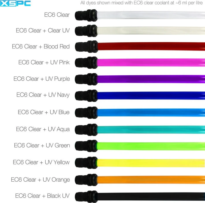 XSPC EC6 Coolant UV Blue, Wasserzusatz, UV-aktiv, 30ml