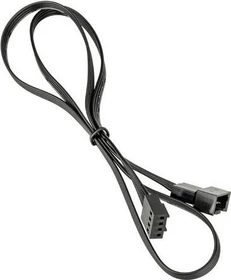 Kolink 4-Pin Verlängerung, 60cm, schwarz