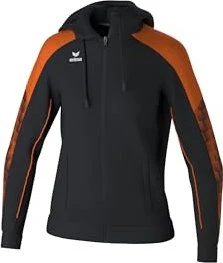 Erima Evo Star mit Kapuze Trainingsjacke schwarz/orange (Damen)
