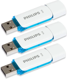 Philips Snow Edition 16GB, USB-A, USB 2.0, 3er-Pack
