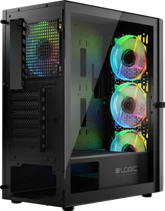 Logic Concept Aramis ARGB Midi Black, Glasfenster