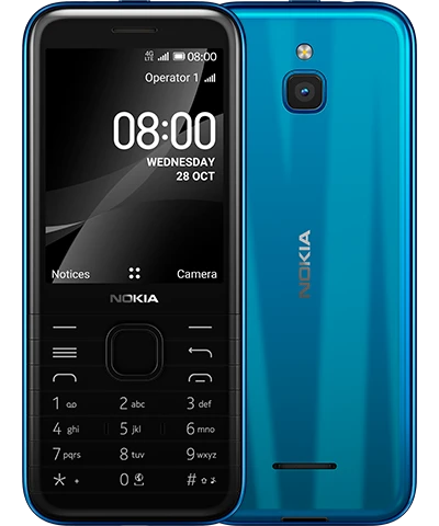 Nokia 8000 4G Single-SIM topaz blue