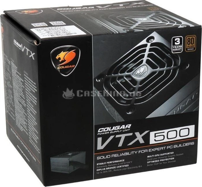 Cougar VTX500 500W, ATX 2.3