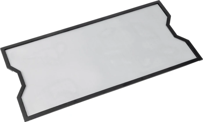 SilverStone RAC41-FP-430, Frontplatte mit Schloss, für SilverStone RM41-506 / RM41-H08, schwarz