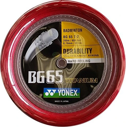 Yonex BG65 Titanium Badmintonsaite 