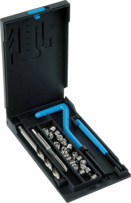 Völkel V-COIL Gewinde-Reparaturset M8x1.0mm inkl. Werkzeugbox, 24-tlg.