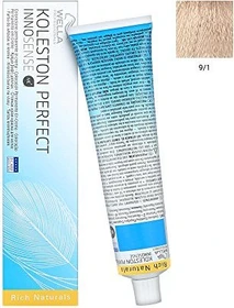 Wella Koleston Perfect Innosense Haarfarbe 9/1 lichtblond asch, 60ml