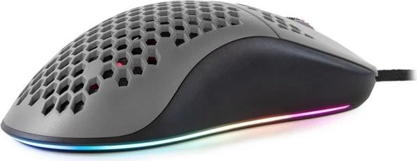 Arozzi Favo Gaming Maus schwarz/grau, USB