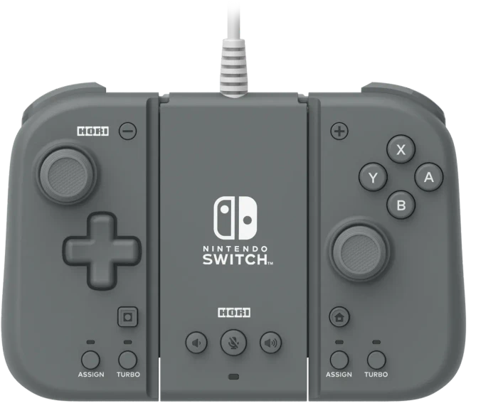 Hori Split Pad Compact Attachment Set slate grey (Switch)