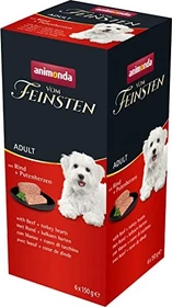 animonda Vom Feinsten mit Rind und Putenherzen, 900g (6x 150g)