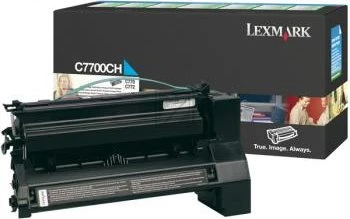 Lexmark Return Toner C7700CH cyan hohe Kapazität