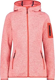 CMP Knit Tech Fleece Hoody Jacke corallo/red kiss (Damen)